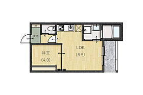 広島県広島市安佐南区大町東１丁目（賃貸アパート1LDK・2階・30.03㎡） その2