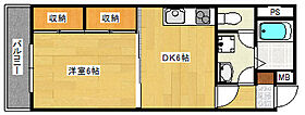 広島県広島市安芸区中野東１丁目（賃貸マンション1DK・5階・30.96㎡） その2