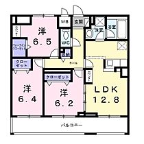 広島県広島市西区高須２丁目（賃貸アパート3LDK・1階・73.30㎡） その2