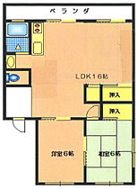 広島県広島市安佐南区緑井２丁目（賃貸マンション2LDK・3階・57.50㎡） その2