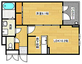 広島県広島市安佐南区川内５丁目（賃貸アパート1LDK・2階・40.14㎡） その2