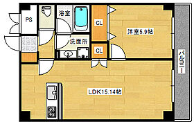 広島県広島市中区千田町３丁目（賃貸マンション1LDK・6階・43.17㎡） その2