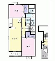 広島県広島市安佐北区可部東１丁目（賃貸アパート2LDK・2階・57.02㎡） その2