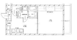 広島電鉄8系統 舟入町駅 徒歩4分の賃貸マンション 3階1DKの間取り