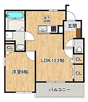 広島県広島市東区馬木６丁目（賃貸アパート1LDK・1階・46.12㎡） その2