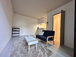 広島電鉄宮島線 楽々園駅 徒歩13分の賃貸アパート 1階ワンルームのリビング/ダイニング