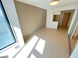 広島電鉄2系統 稲荷町駅 徒歩4分の賃貸マンション 2階1LDKのリビング/ダイニング