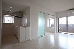 広島電鉄5系統 比治山下駅 徒歩16分の賃貸マンション 4階1LDKのリビング/ダイニング