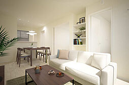 JR山陽本線 安芸中野駅 徒歩15分の賃貸アパート 1階2LDKのリビング/ダイニング