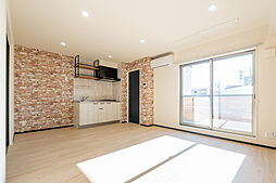 広島電鉄宮島線 草津駅 徒歩8分の賃貸アパート 3階1LDKのリビング/ダイニング