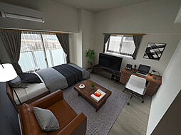 JR可部線 安芸長束駅 徒歩7分の賃貸マンション 4階1Kのリビング/ダイニング