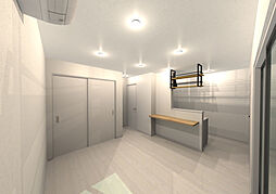 広島電鉄8系統 江波駅 徒歩17分の賃貸アパート 2階1LDKのリビング/ダイニング