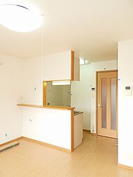 広島電鉄宮島線 草津駅 徒歩10分の賃貸アパート 2階1LDKのリビング/ダイニング