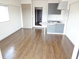 広島電鉄5系統 比治山橋駅 徒歩25分の賃貸マンション 5階ワンルームのリビング/ダイニング