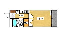 広島県広島市西区庚午中４丁目（賃貸マンション1K・3階・17.28㎡） その2