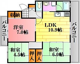 広島県広島市安佐南区伴東２丁目（賃貸マンション3LDK・3階・65.16㎡） その2