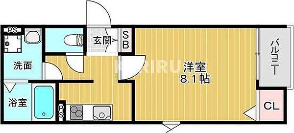 (仮称)ラフィーネ千林 201｜大阪府大阪市旭区清水3丁目(賃貸アパート1K・2階・28.65㎡)の写真 その2