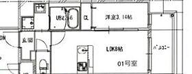 アート新森 406 ｜ 大阪府大阪市城東区古市3丁目24-16（賃貸マンション1LDK・4階・28.30㎡） その2