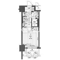 レジュールアッシュ大阪城NORD 707 ｜ 大阪府大阪市都島区中野町1丁目2-2（賃貸マンション1K・7階・24.49㎡） その2