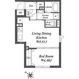 間取図画像 1LDK