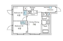 間取図画像 1LDK