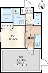 ラシクラス上板橋 1SKの間取図画像