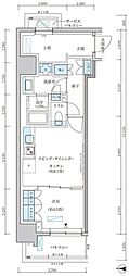 パークアクシス池袋イースト 1LDKの間取図画像