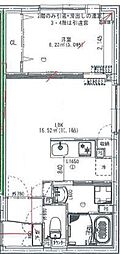 crostone成増 1LDKの間取図画像