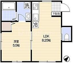 ルノン千川 1LDKの間取図画像