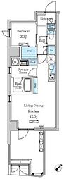 デュオフラッツ板橋大山 1LDKの間取図画像