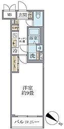 ビューテラス茗荷谷 1Kの間取図画像