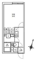 MAXIV CITY板橋区役所前 1Kの間取図画像