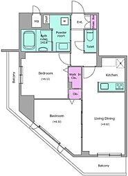 URBANLINKときわ台 2LDKの間取図画像