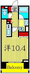 クリオ西池袋 ワンルームの間取図画像