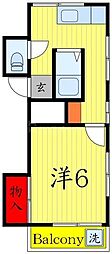 コーポサカネ 2階/-