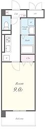 ふじみランド 1Kの間取図画像