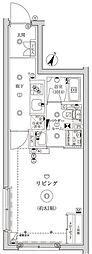 豊島区目白4丁目マンション 1Kの間取図画像