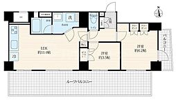シーアイマンション立教前 2LDKの間取図画像