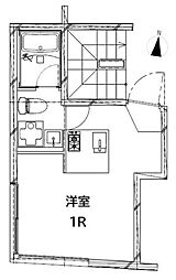 ＣＲＥＡＬ板橋氷川町 3階ワンルームの間取り