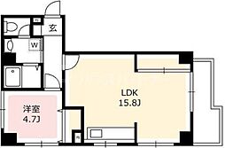 イーハトーヴ・ムトー 6階1LDKの間取り