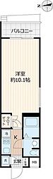 Ｂｅｖｅｒｌｙ　Ｈｏｍｅｓ　赤塚公園II 5階1Kの間取り