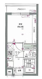 セジョリ上板橋 305 3階1Kの間取り