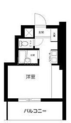 ドリームズ 3階1Kの間取り