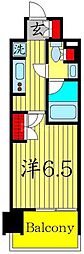 ＢＬＥＳＳ上池袋 5階1Kの間取り