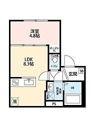 間取図画像 1LDK