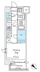 Urban Breeze 巣鴨 1Kの間取図画像