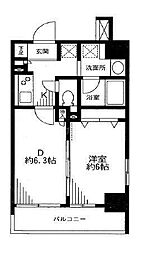 ドゥーエ東十条 1DKの間取図画像