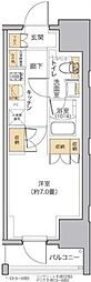 リビオメゾン田端 1Kの間取図画像