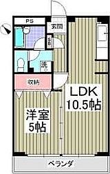 サリジェ志村公園 1LDKの間取図画像