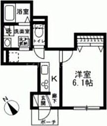 Syuuei.1 1Kの間取図画像